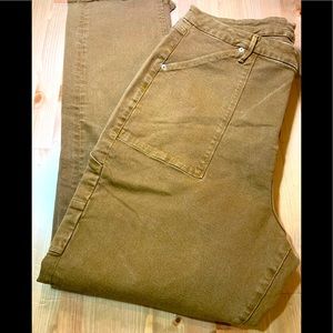 GOOD AMERICAN Good '90s Cargo Pant in Rust